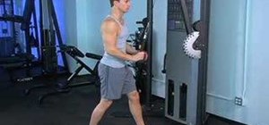 Get riped arms with single arm rope press downs