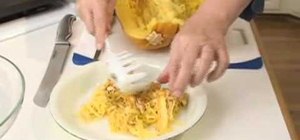 Cook spaghetti squash in your microwave