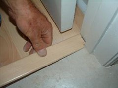 Laminate Ceramic Tile Construction, Laminate Flooring Door Jamb Transition