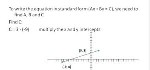 Solve standard-form linear equations in algebra 1