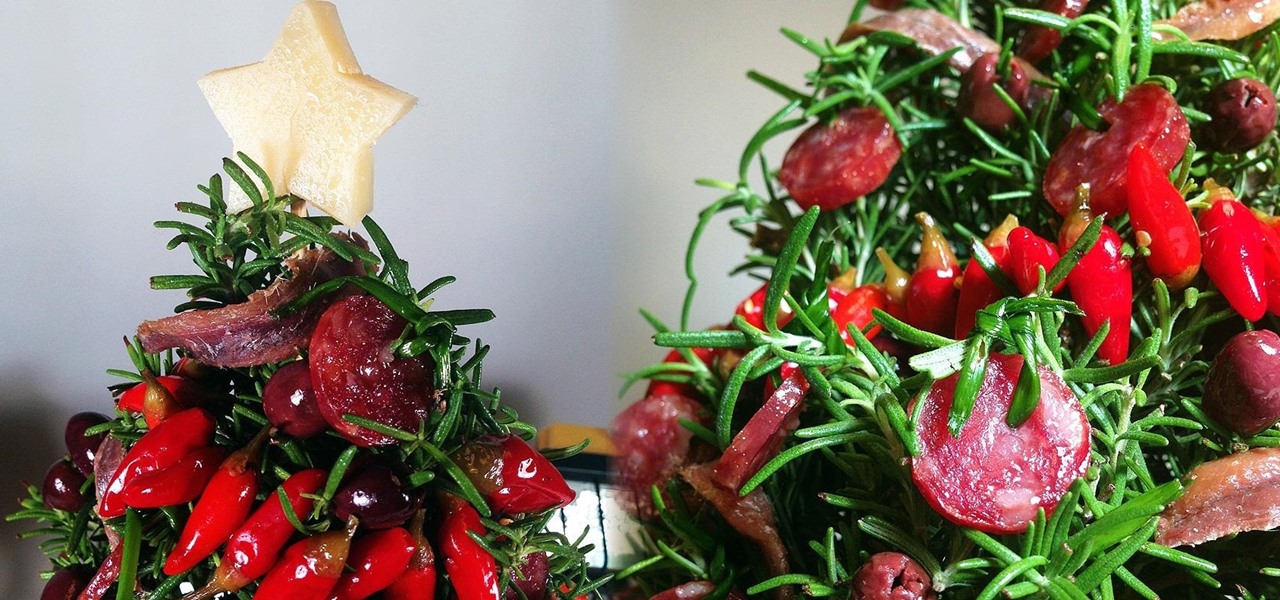 Make a Gastronomically Correct Christmas Tree You Can Eat