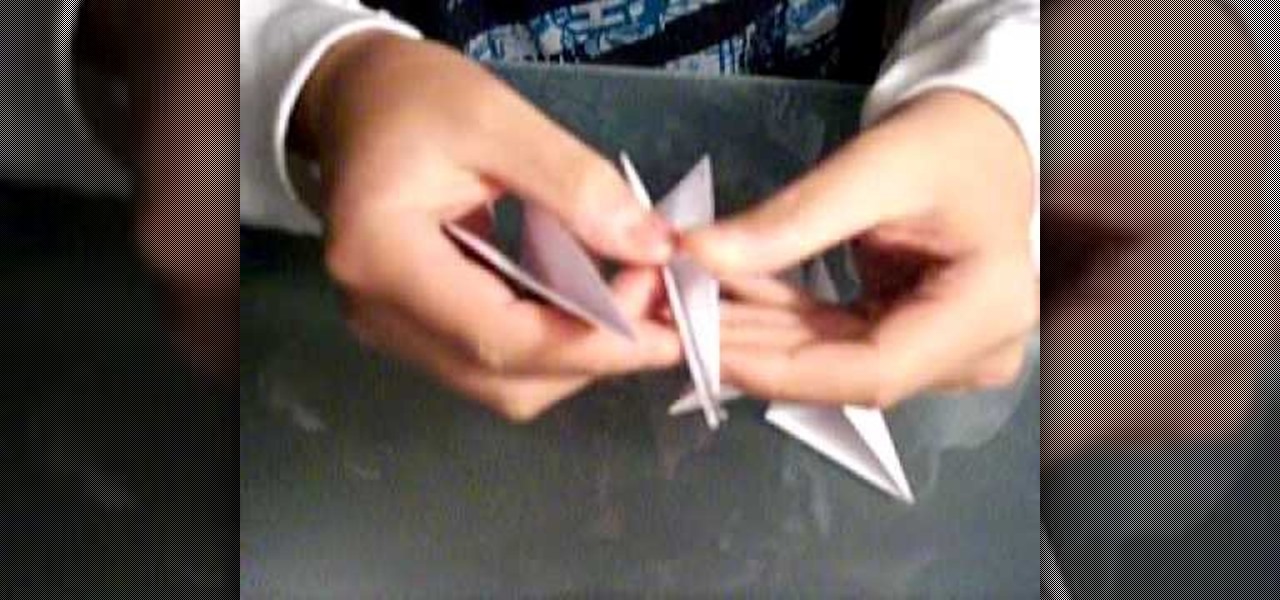 Origami Kunai Knife Instructions