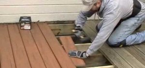 Replace worn-out wood with composite decking
