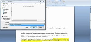 Create a new data source when using the Mail Merge tool in Microsoft Word 2007