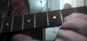 Play the main riff from "Sweet Home Alabama" on guitar