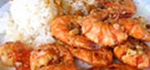 Make garlic shrimp just like the Oahu food trucks