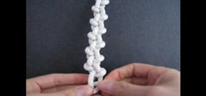 Tie a Zigzag braid knot design