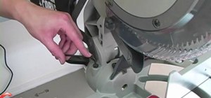 Adjust the miter and bevel angle on a miter saw