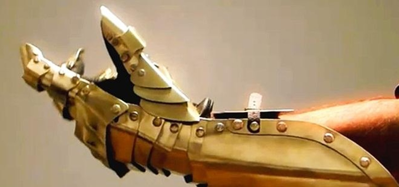 Make an Incredibly Realistic and Completely Functional Armored Gauntlet