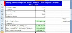 Calculate & compare interest rates in Microsoft Excel