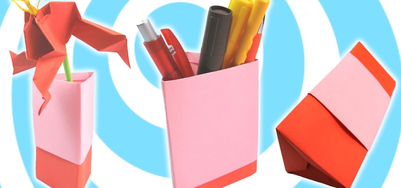 Make an Origami Vase, Pen Holder and Gift Box (3 Models in 1 Tutorial)
