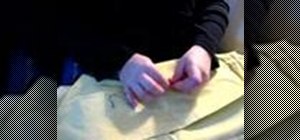 Tie fringe onto a quilt