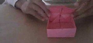 Make a paper box as a gift