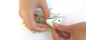 Fold an origami bunny rabbit