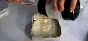 Cook with aluminum foil