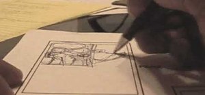 Draw thumbnails for making a comic book