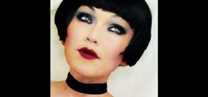 Create a sultry and vampy 1920's flapper Halloween makeup look