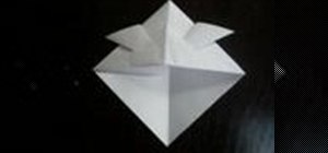 Origami a gold fish