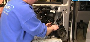 Replace the power window regulator for a Chevy Venture or Pontiac Montana