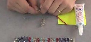 Make a Swarovski crystal bracelet and earrings