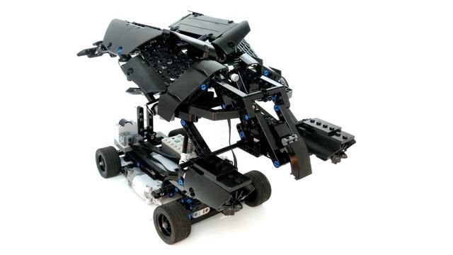 The Dark Knight's Bat and Tumbler Vehicles Come to Life with LEGOs