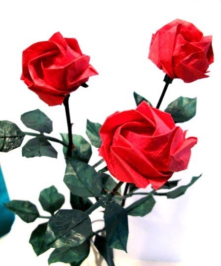 How to Make an Origami Paper Rose