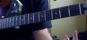 Play "Ironman" by Black Sabbath on electric guitar