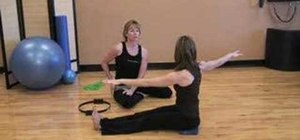 Practice the pilates spine twist exercise