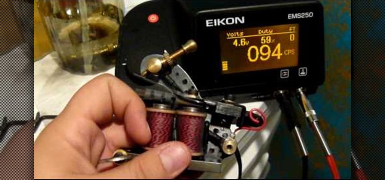 How to Tune or setup of a tattoo machine for lining & shading