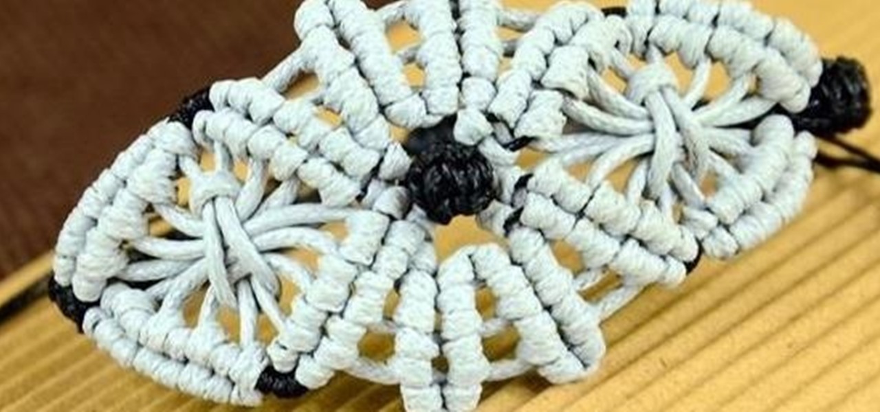 Macrame Flower Bracelet Tutorial