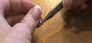 Attach a pendant to an earring hook easily