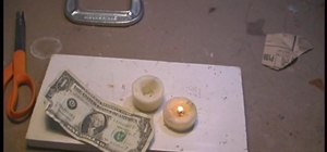 Make a secret candle safe for valuables