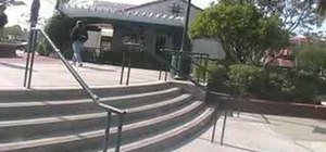 Hop stairs on a unicycle