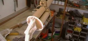Build a Far Cry 2 grenade launcher prop with cardboard and clay