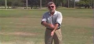 Use your left arm properly in a golf swing