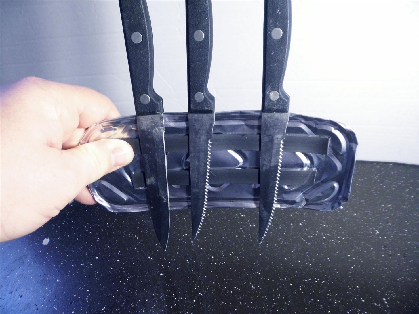 Declutter Your Kitchen Counter with These DIY Magnetic Knife Strips