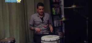 Play 16th notes on the drums