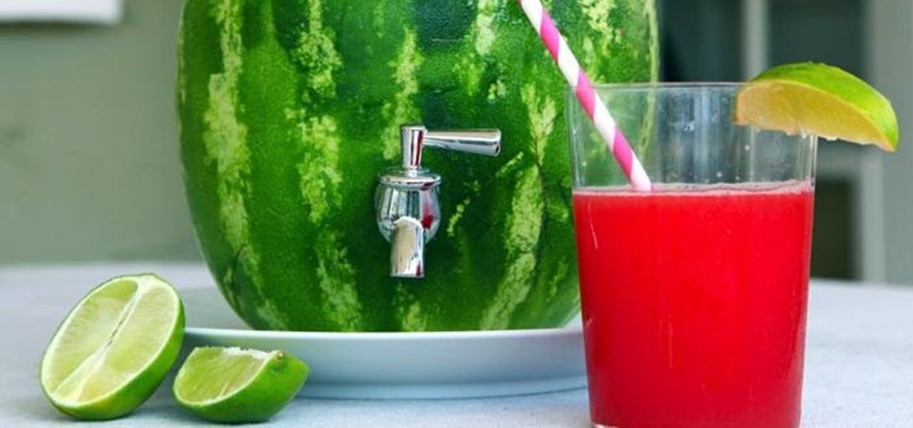 Turn a Watermelon into a Keg—The Perfect Summertime Drink Dispenser