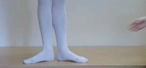 Perform the Tendu for pointe work in ballet