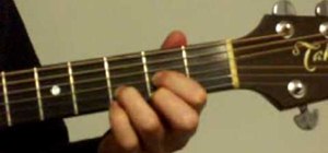 Play "Free Falling" by Tim Petty on acoustic guitar