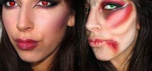 Achieve a sexy and alluring vampire makeup look