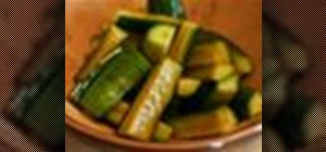 Prepare a vegan asian cucumber salad