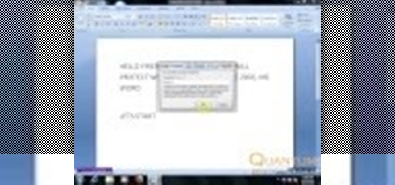 Protect Word Doc with Password