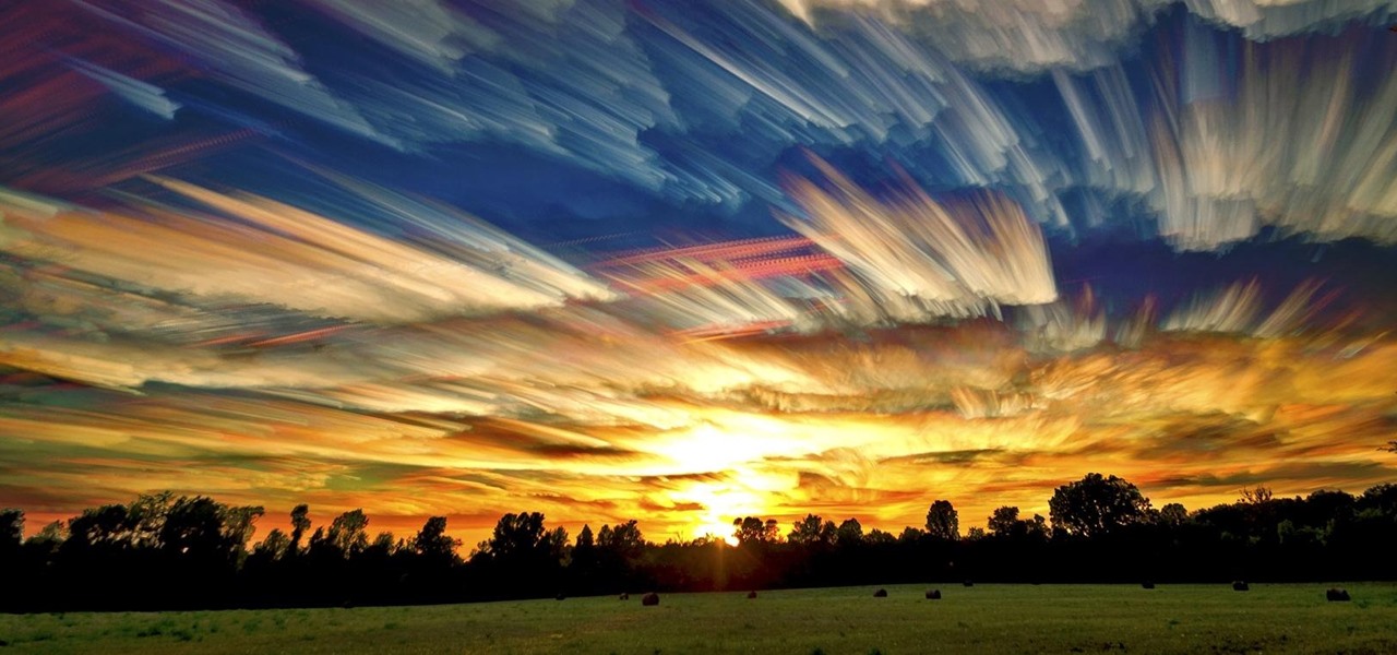 Turn Time-Lapsed Clouds into a Brushstroke Painting with This Photo Stacking Technique