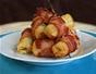 Make a unique appetizer out of bacon-wrapped bananas with apricot glaze