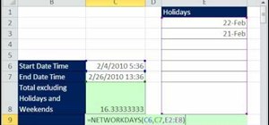 Make date & time calculations (sans weekends) in Excel