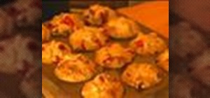 Bake cranberry walnut muffins
