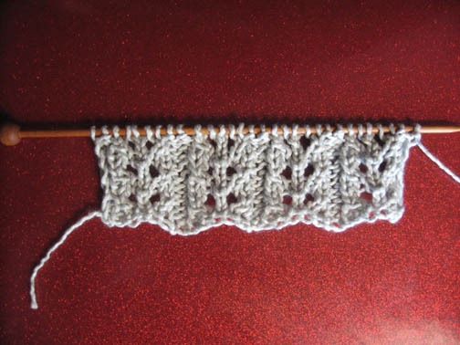 How to Knit a Lacey Eyelet Rib Pattern