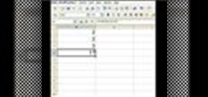 Use the square root function in an Excel spreadsheet
