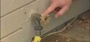 Fix a leaky garden hose spigot